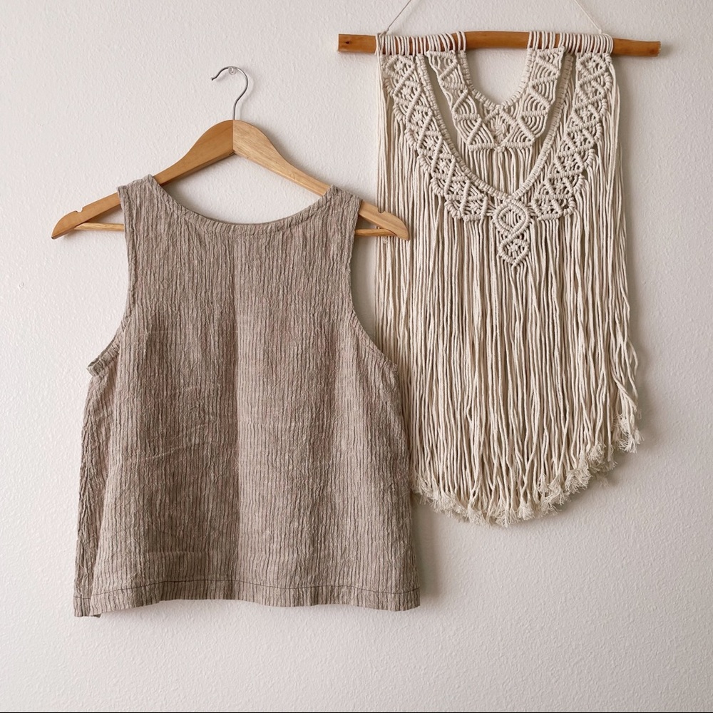 Handmade Linen Tank - Picture 1 of 3